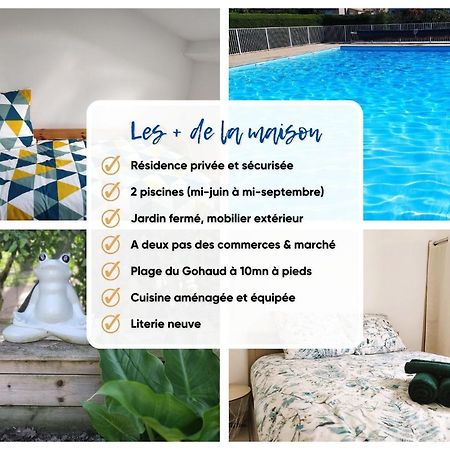 Charmante Maison De Vacances, 4P, Piscines, Proche Gohaud Saint-Michel-Chef-Chef Eksteriør billede