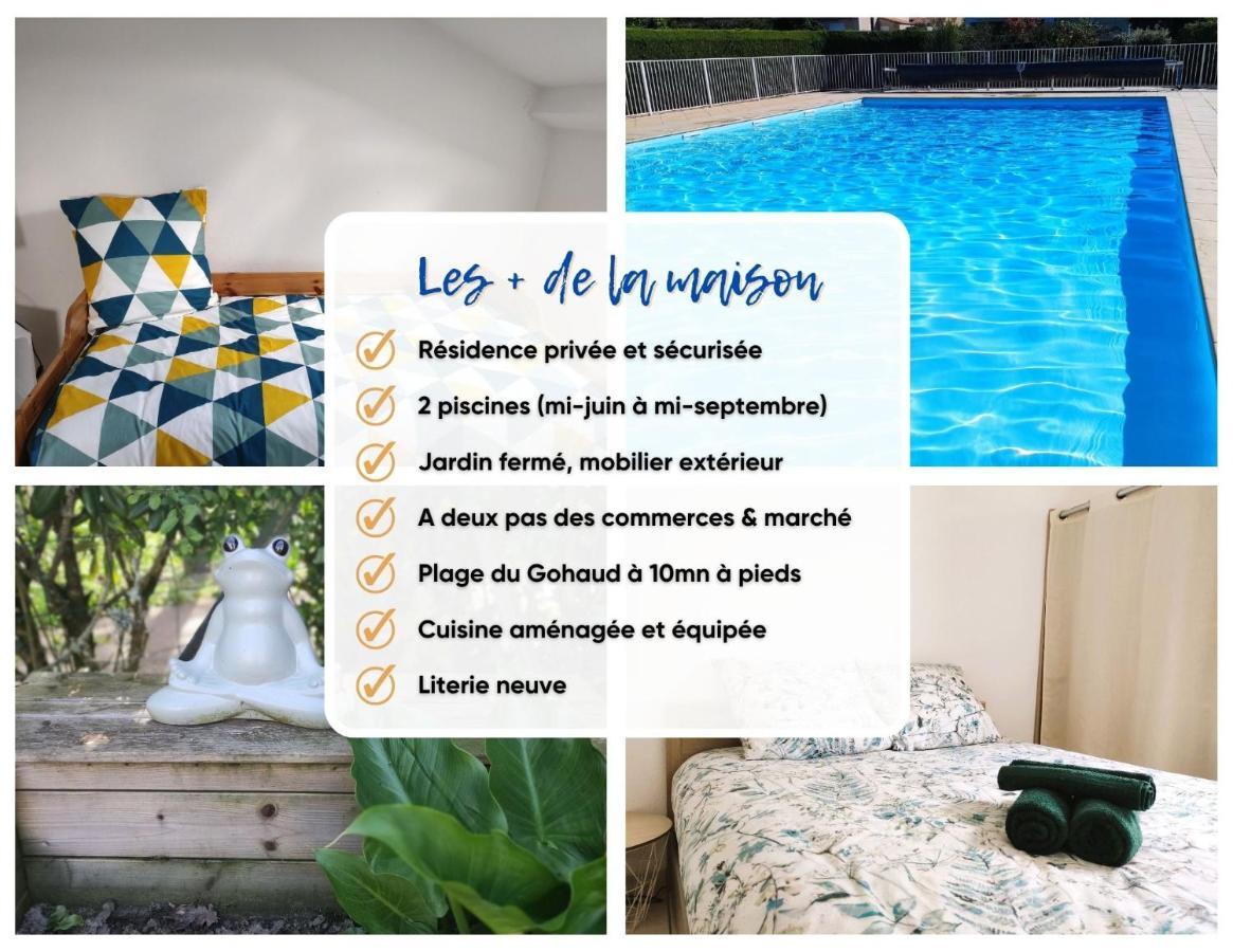 Charmante Maison De Vacances, 4P, Piscines, Proche Gohaud Saint-Michel-Chef-Chef Eksteriør billede